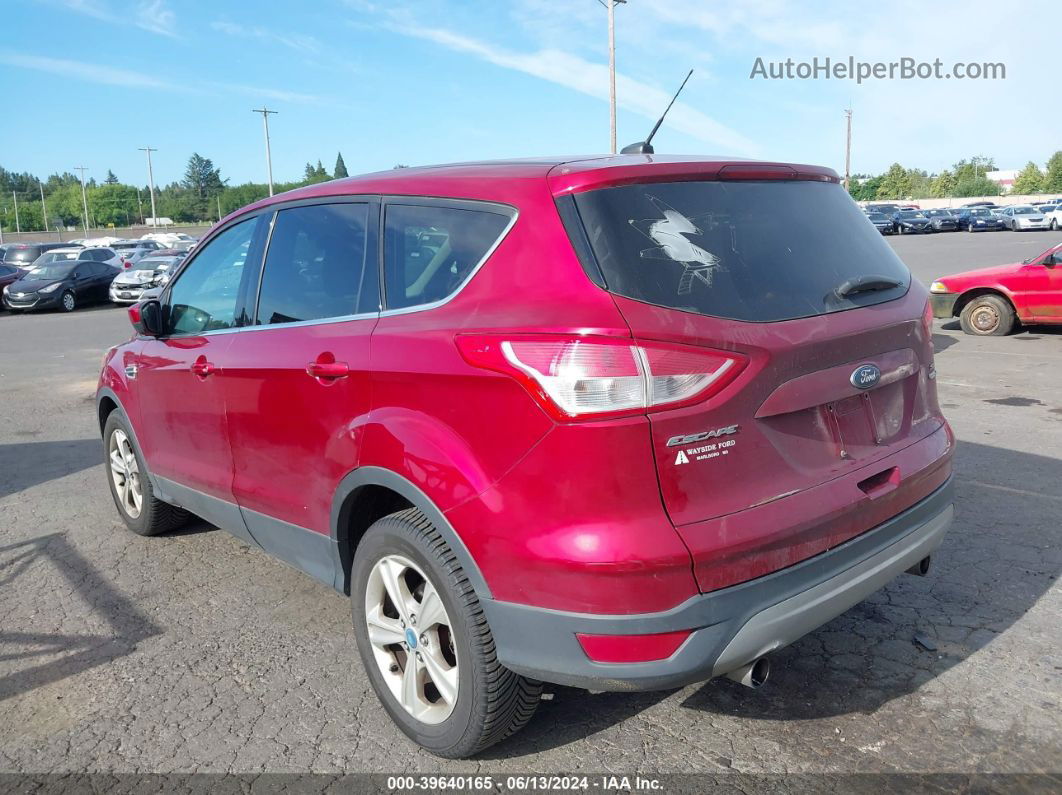 2013 Ford Escape Se Red vin: 1FMCU9GX0DUC10651