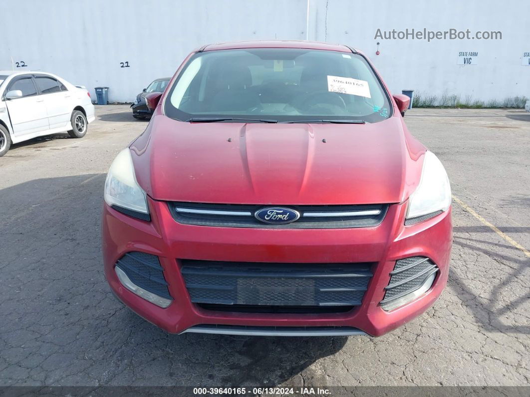 2013 Ford Escape Se Red vin: 1FMCU9GX0DUC10651