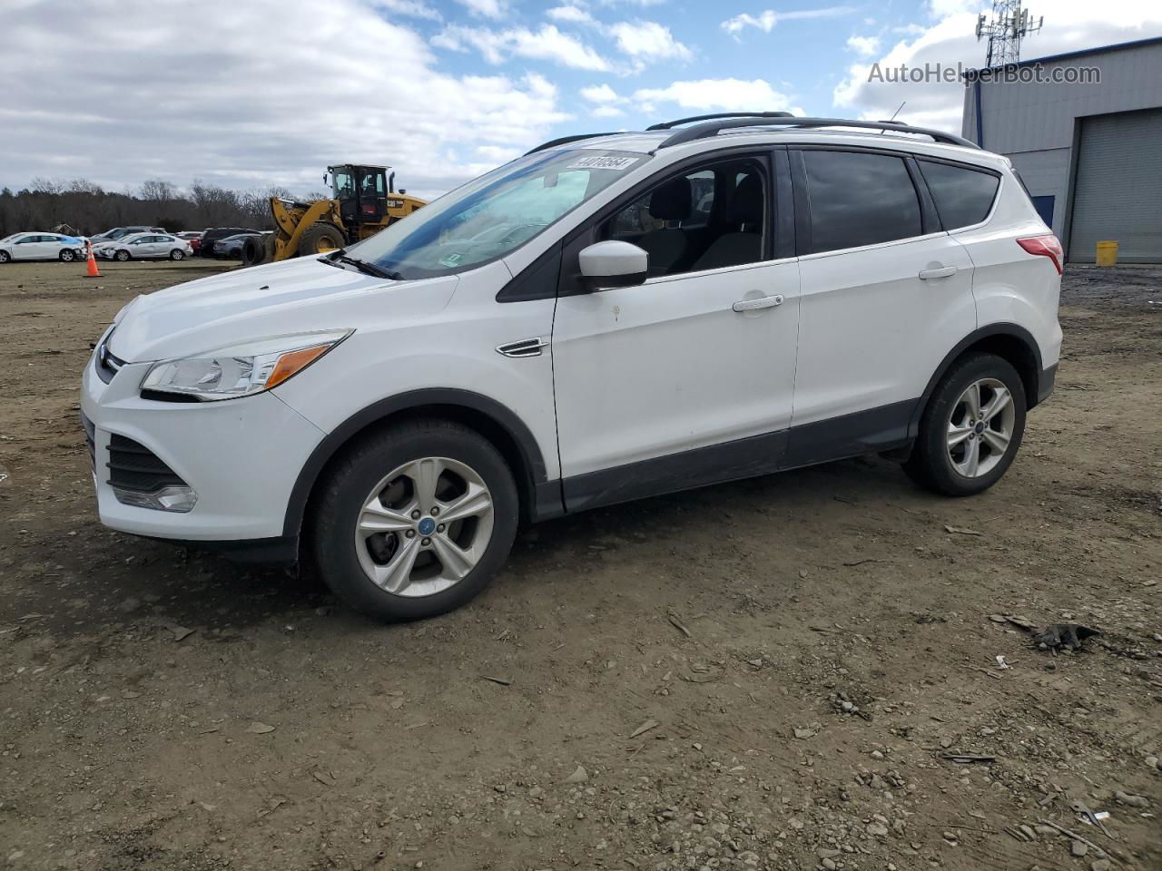 2013 Ford Escape Se White vin: 1FMCU9GX0DUC30379