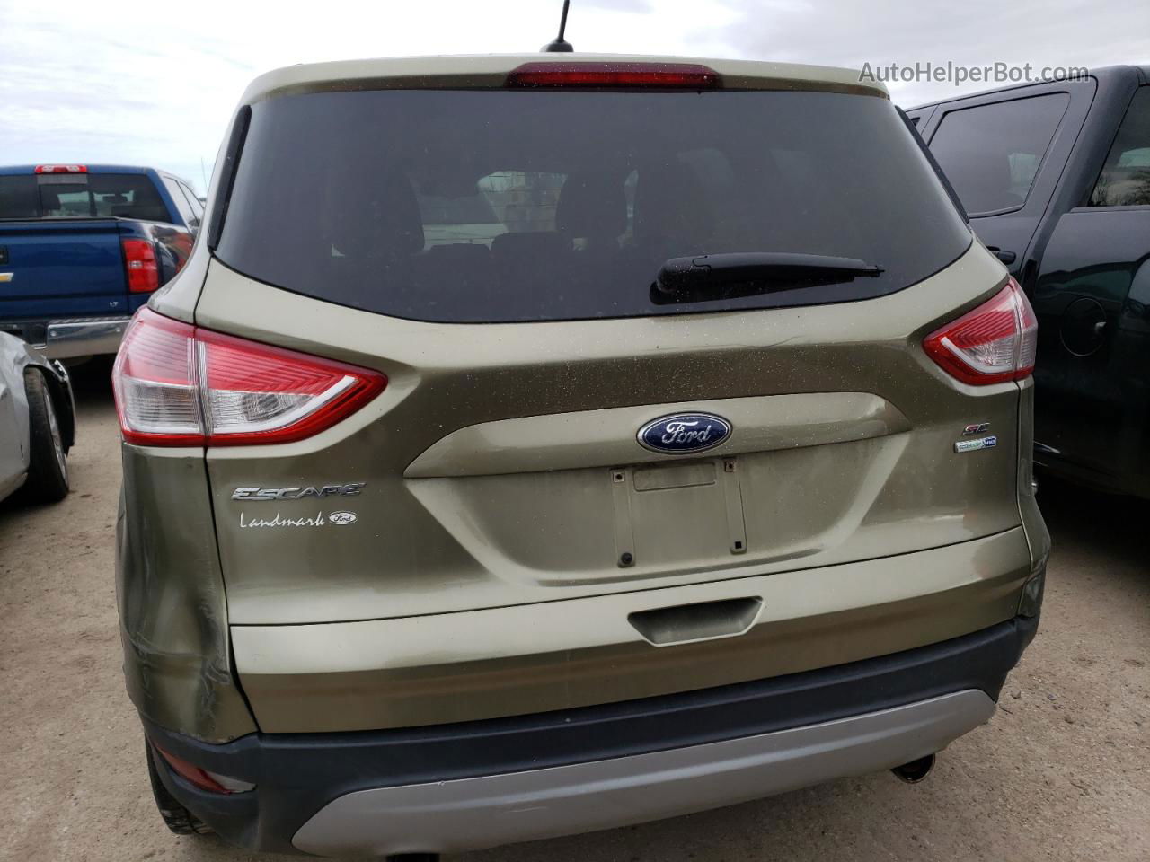 2013 Ford Escape Se Green vin: 1FMCU9GX0DUC52687