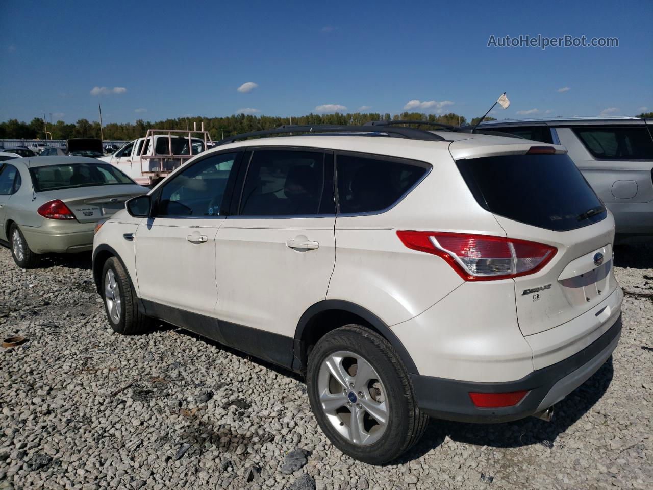 2013 Ford Escape Se White vin: 1FMCU9GX0DUC99766