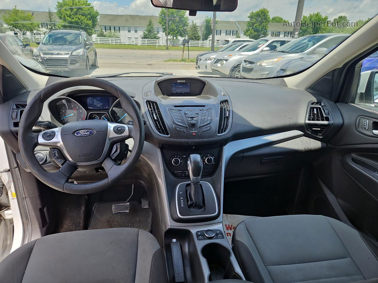 2013 Ford Escape Se White vin: 1FMCU9GX0DUD26481