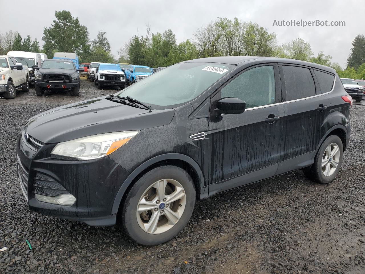 2013 Ford Escape Se Black vin: 1FMCU9GX0DUD72294