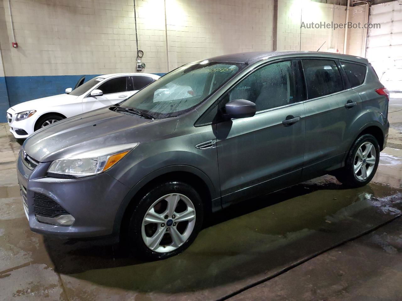 2014 Ford Escape Se Gray vin: 1FMCU9GX0EUC88591