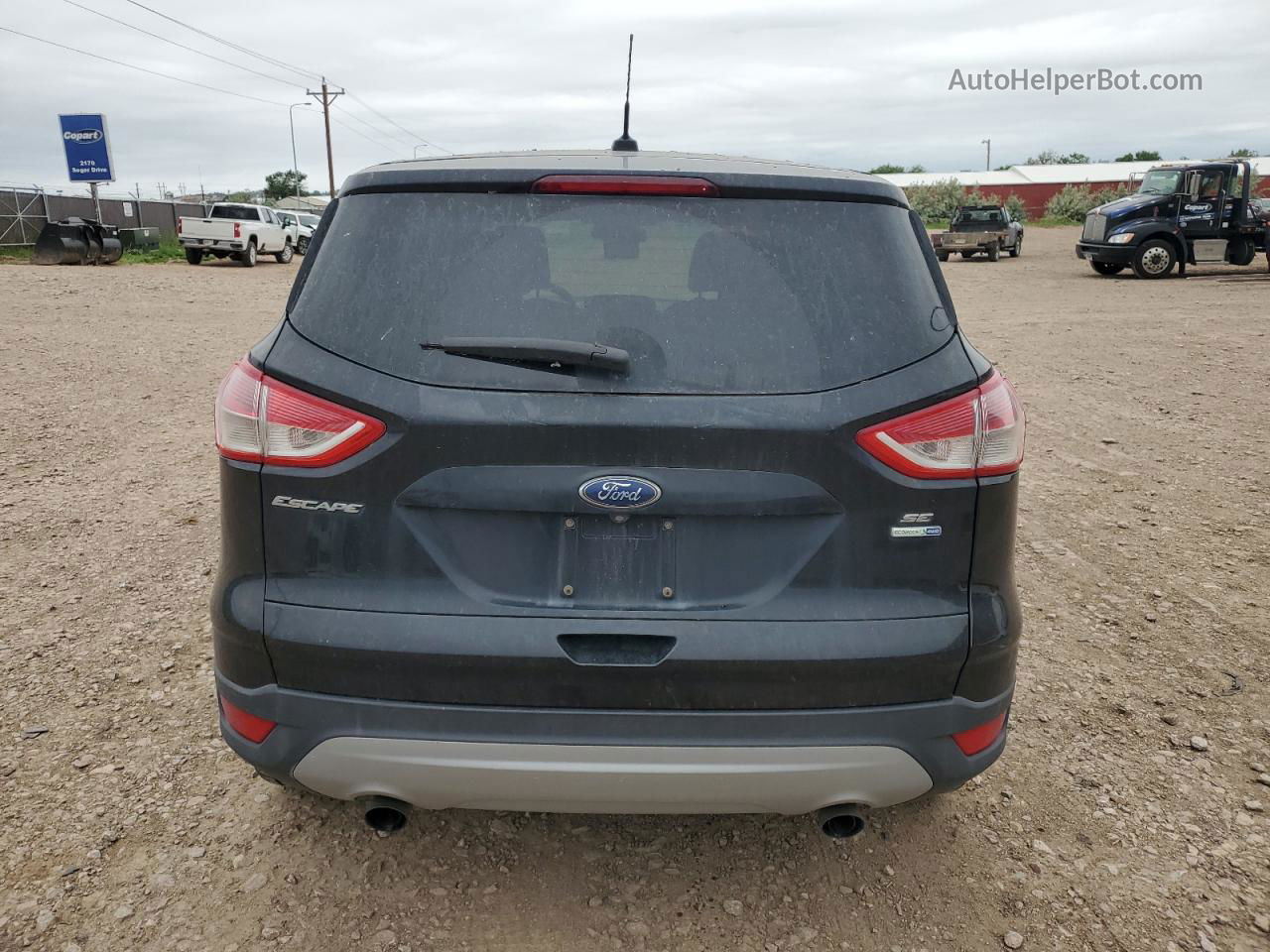 2014 Ford Escape Se Black vin: 1FMCU9GX0EUD12145