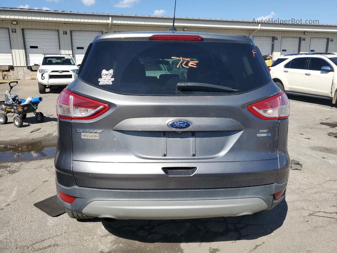 2014 Ford Escape Se Gray vin: 1FMCU9GX0EUE44841