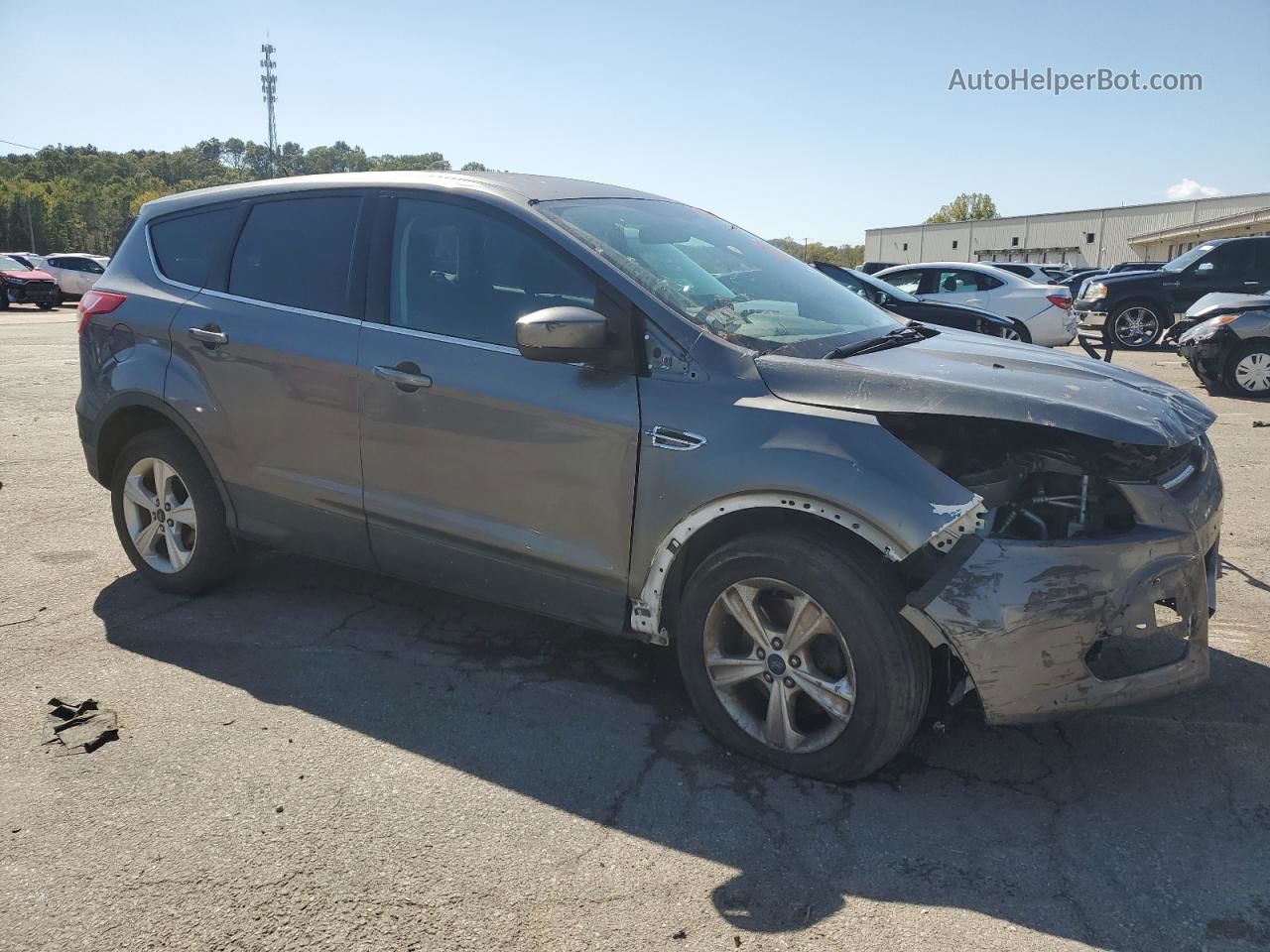 2014 Ford Escape Se Gray vin: 1FMCU9GX0EUE44841