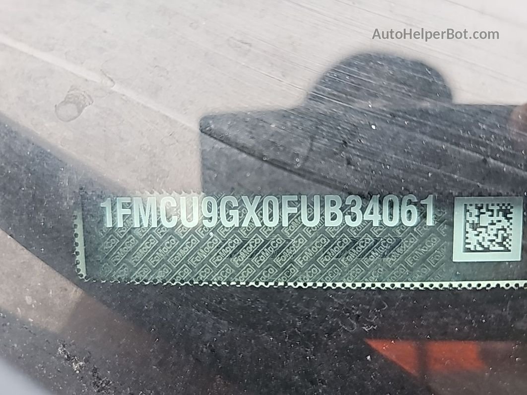 2015 Ford Escape Se vin: 1FMCU9GX0FUB34061