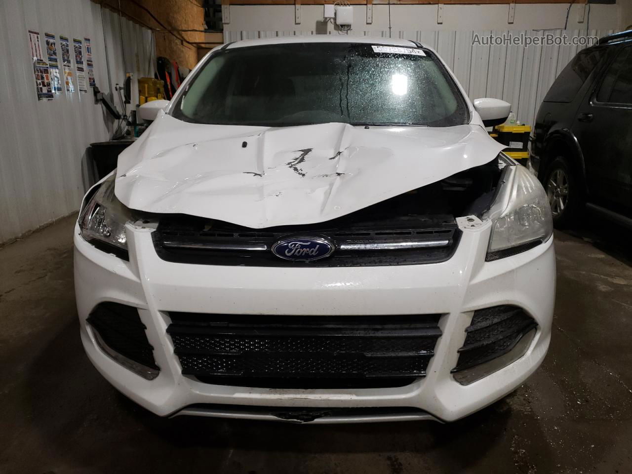 2015 Ford Escape Se White vin: 1FMCU9GX0FUB62278