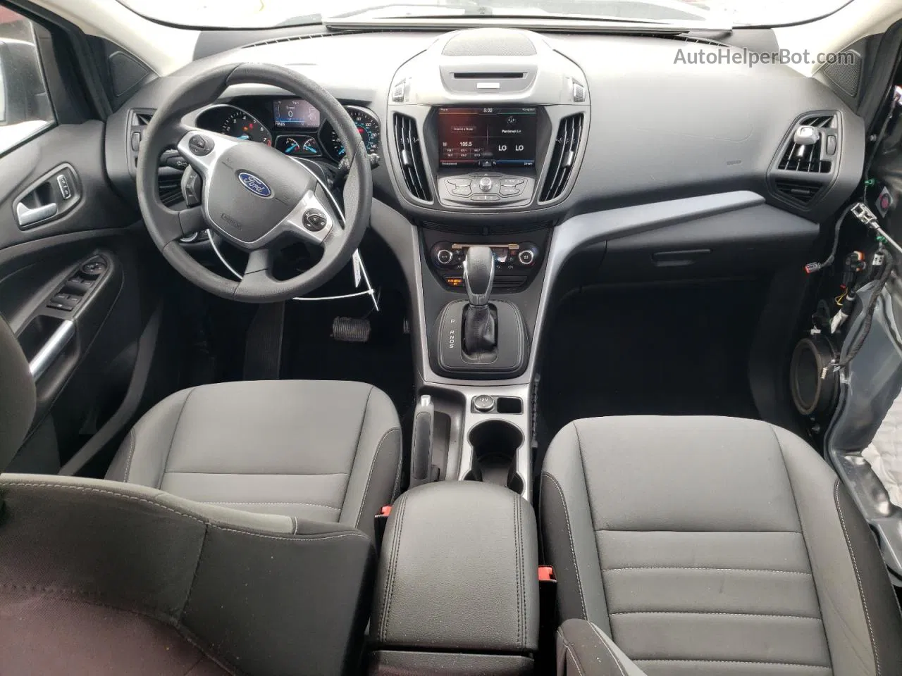 2015 Ford Escape Se Gray vin: 1FMCU9GX0FUC00138