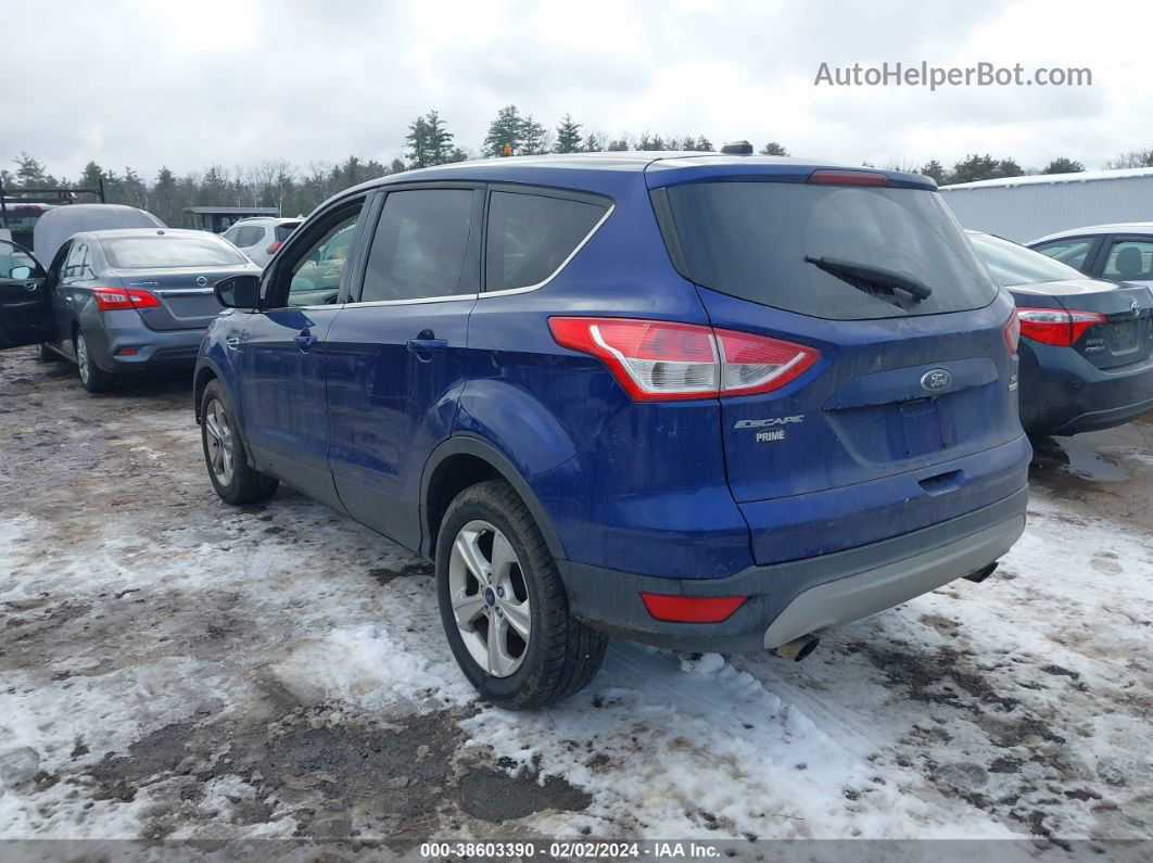 2015 Ford Escape Se Синий vin: 1FMCU9GX0FUC71999