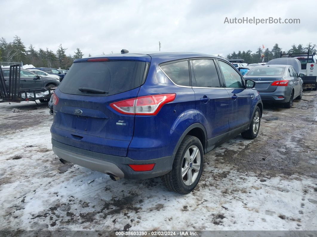 2015 Ford Escape Se Blue vin: 1FMCU9GX0FUC71999