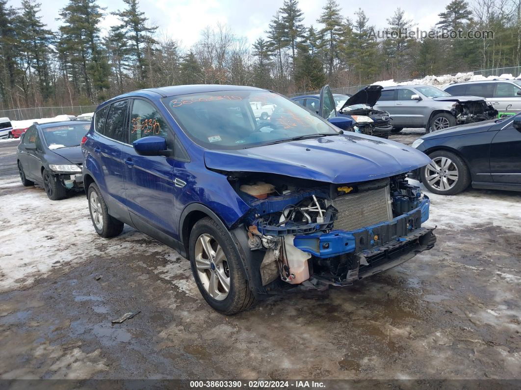 2015 Ford Escape Se Blue vin: 1FMCU9GX0FUC71999