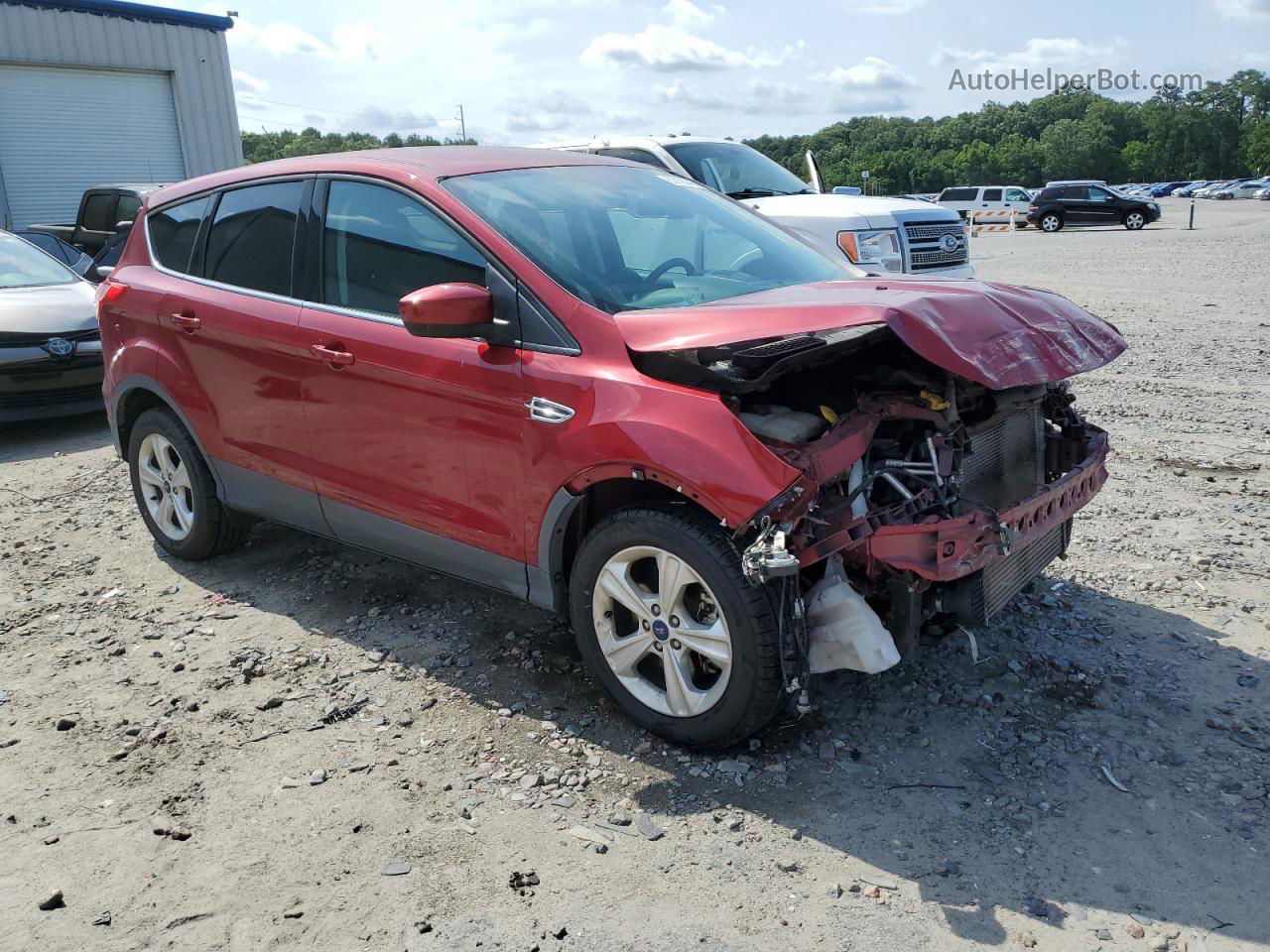 2016 Ford Escape Se Red vin: 1FMCU9GX0GUA03102