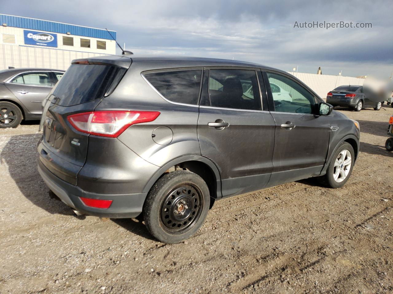 2016 Ford Escape Se Gray vin: 1FMCU9GX0GUA21521