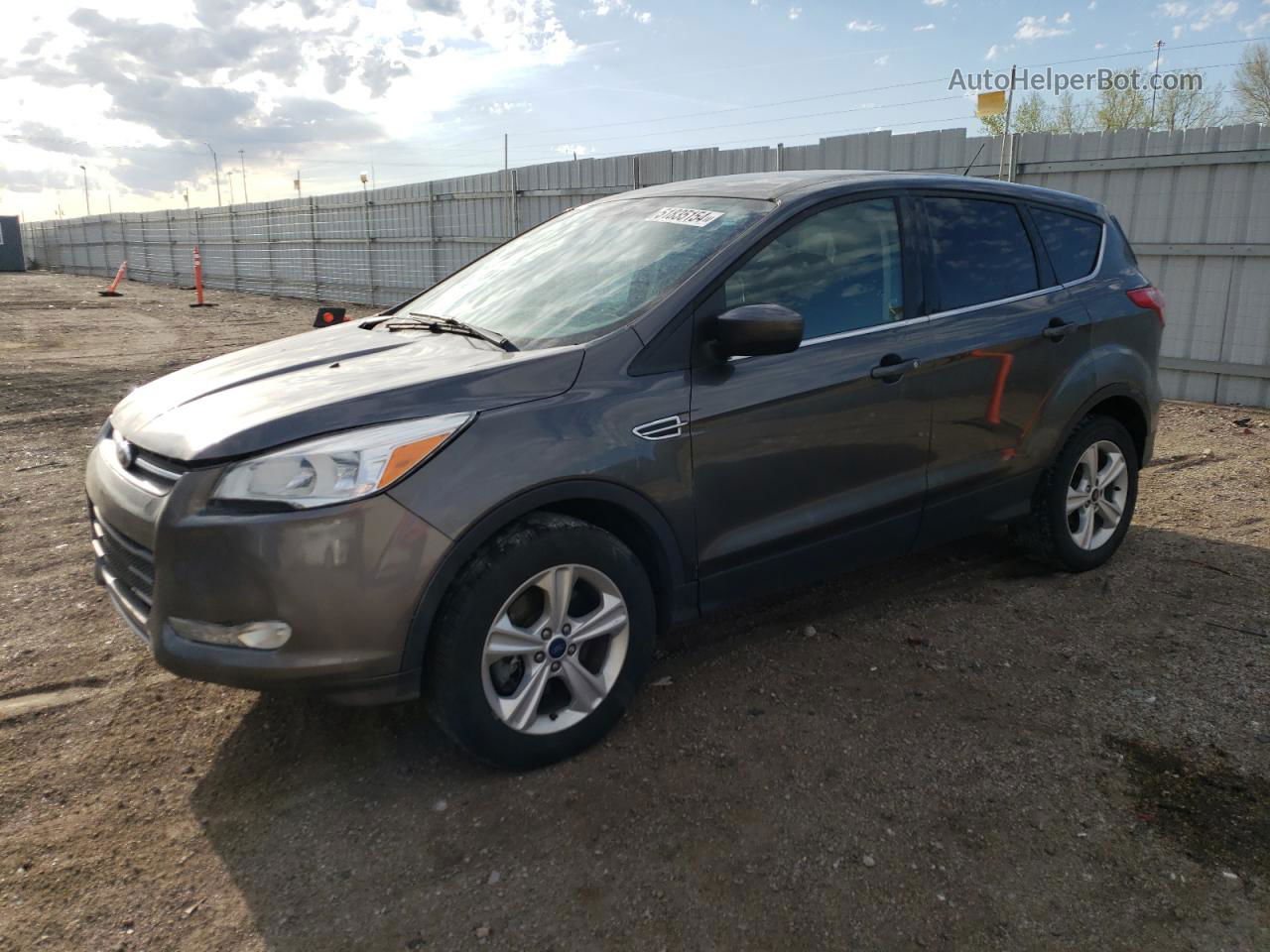 2016 Ford Escape Se Gray vin: 1FMCU9GX0GUA21521