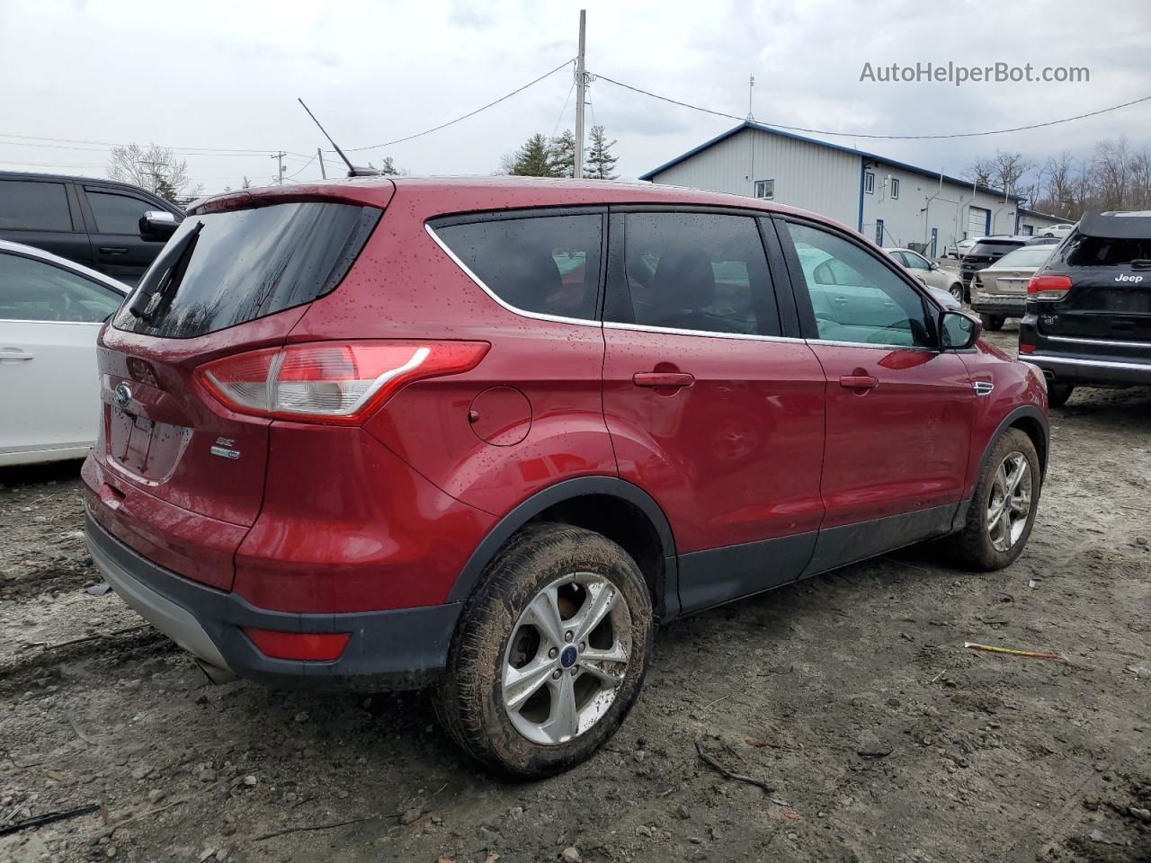 2016 Ford Escape Se Red vin: 1FMCU9GX0GUA57239