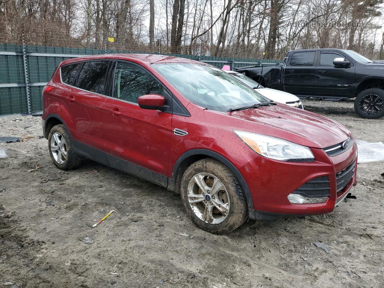 2016 Ford Escape Se Red vin: 1FMCU9GX0GUA57239