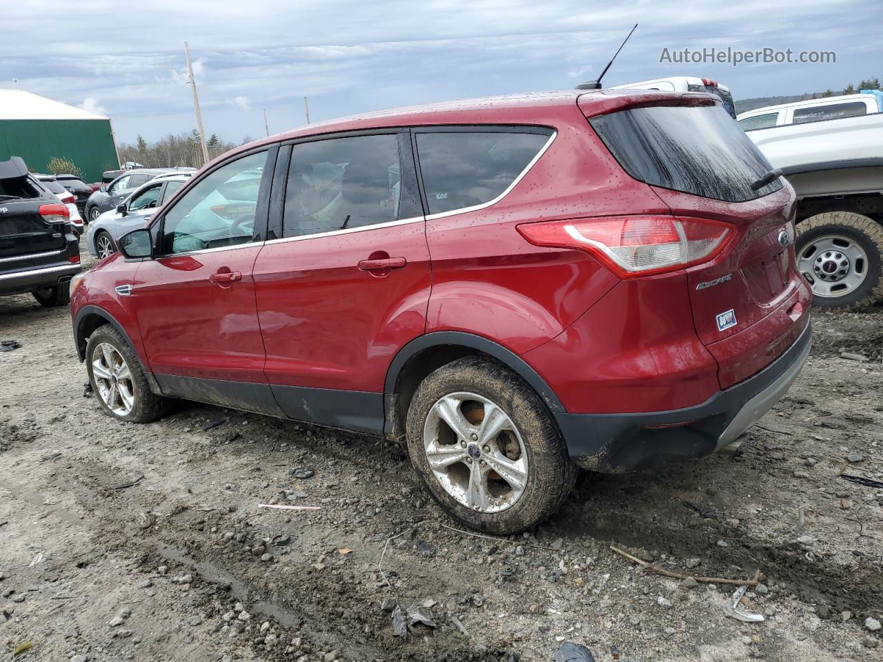 2016 Ford Escape Se Red vin: 1FMCU9GX0GUA57239