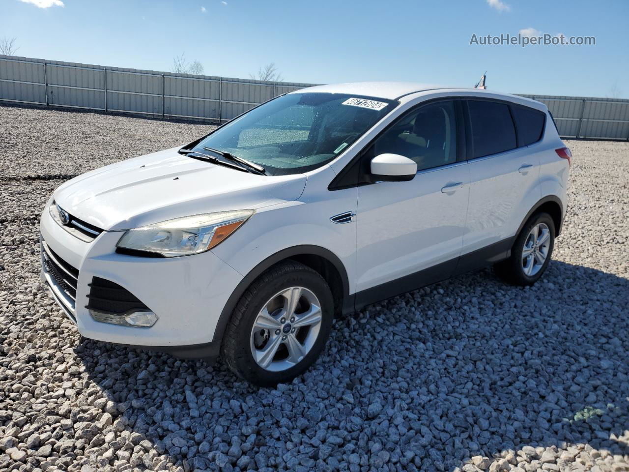 2016 Ford Escape Se White vin: 1FMCU9GX0GUB34062