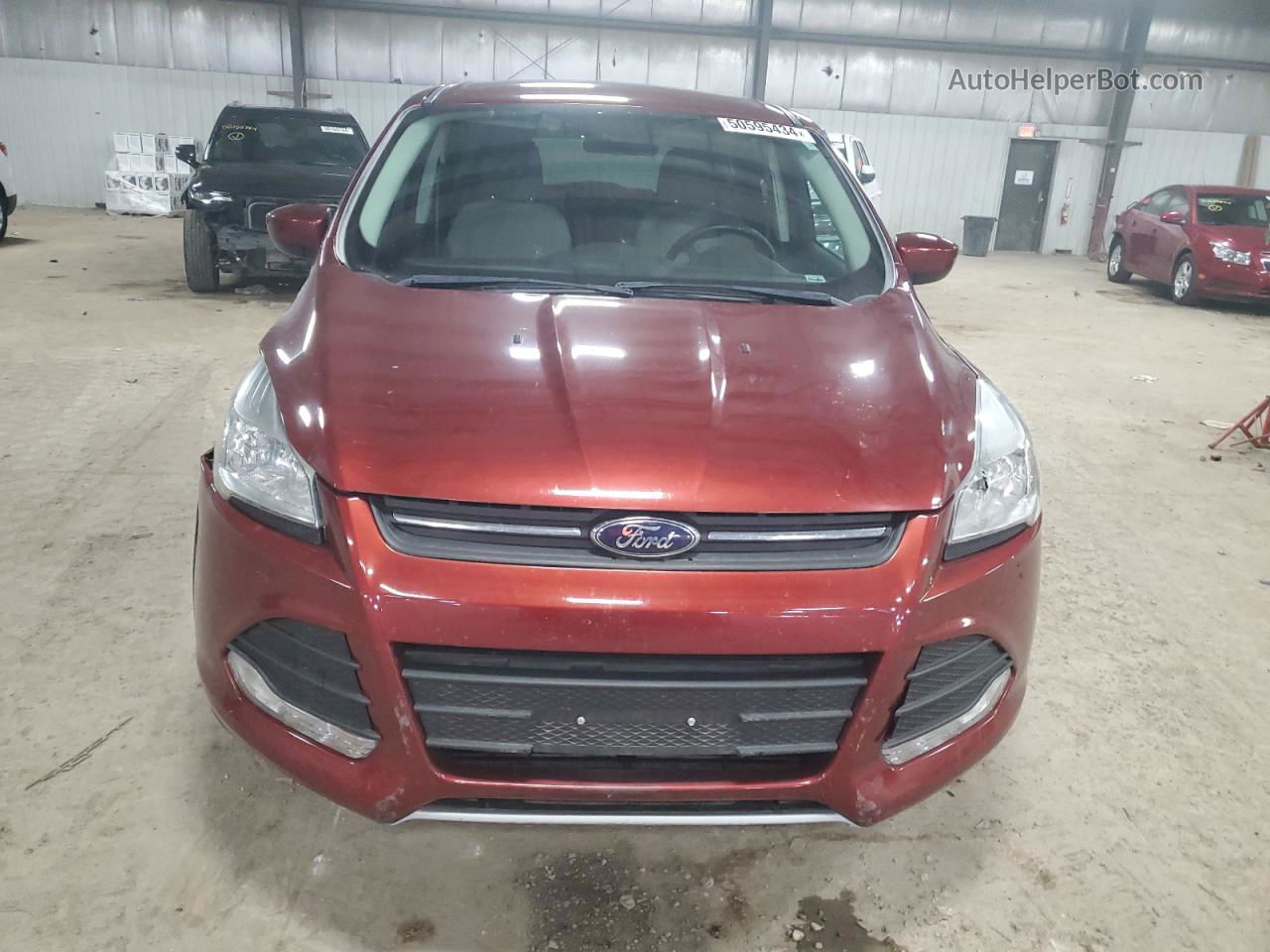 2016 Ford Escape Se Maroon vin: 1FMCU9GX0GUC11108