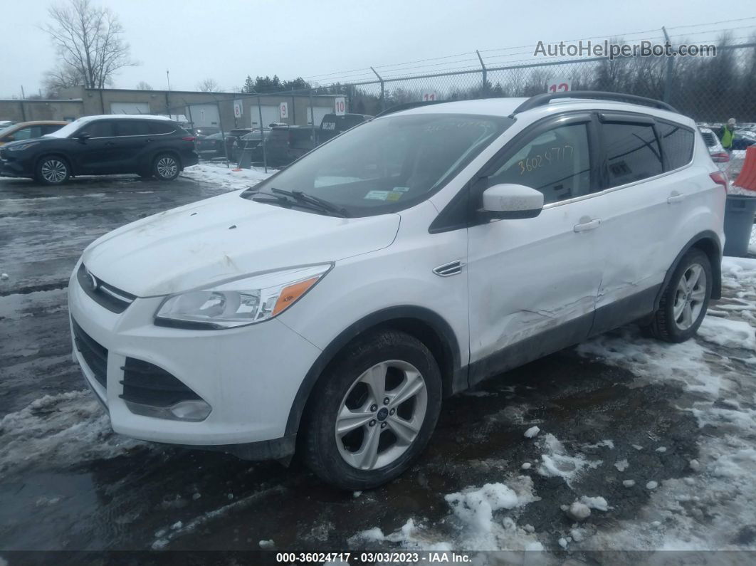 2016 Ford Escape Se White vin: 1FMCU9GX0GUC22321