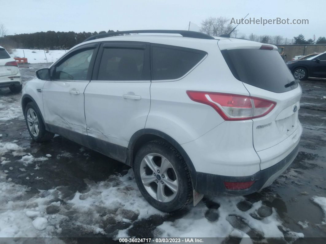 2016 Ford Escape Se White vin: 1FMCU9GX0GUC22321