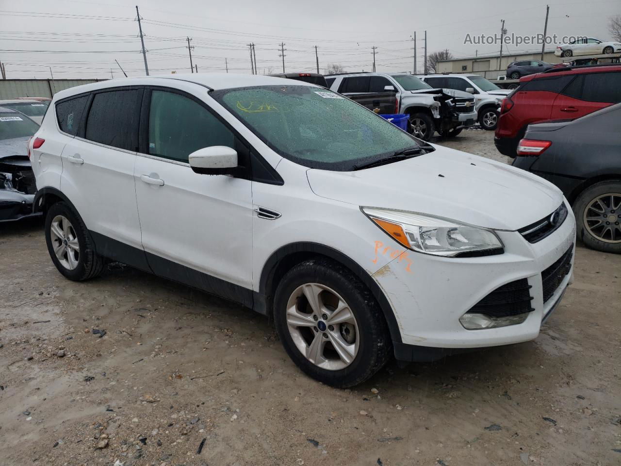 2016 Ford Escape Se White vin: 1FMCU9GX0GUC30130