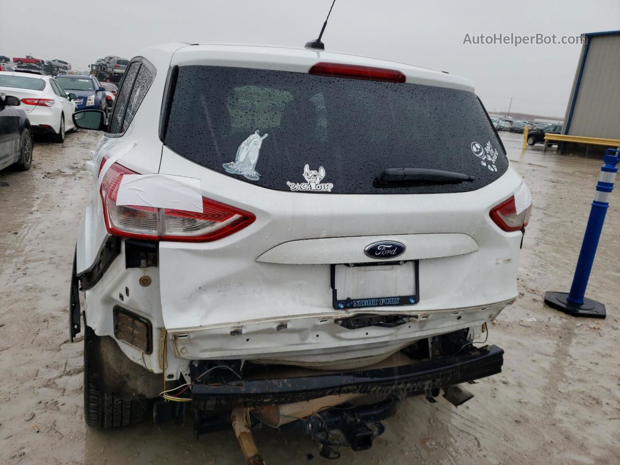 2016 Ford Escape Se White vin: 1FMCU9GX0GUC30130