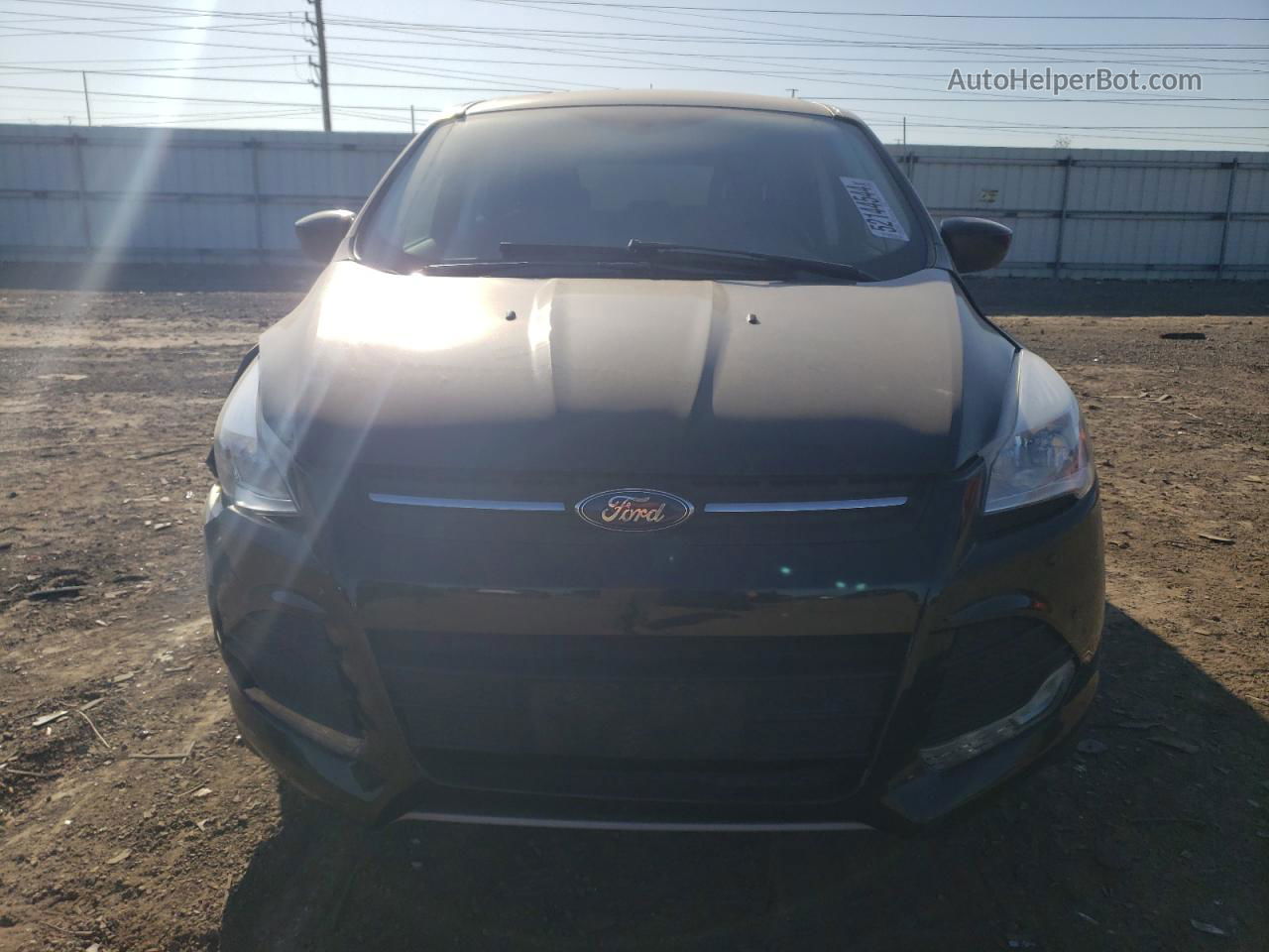 2013 Ford Escape Se Черный vin: 1FMCU9GX1DUB51965