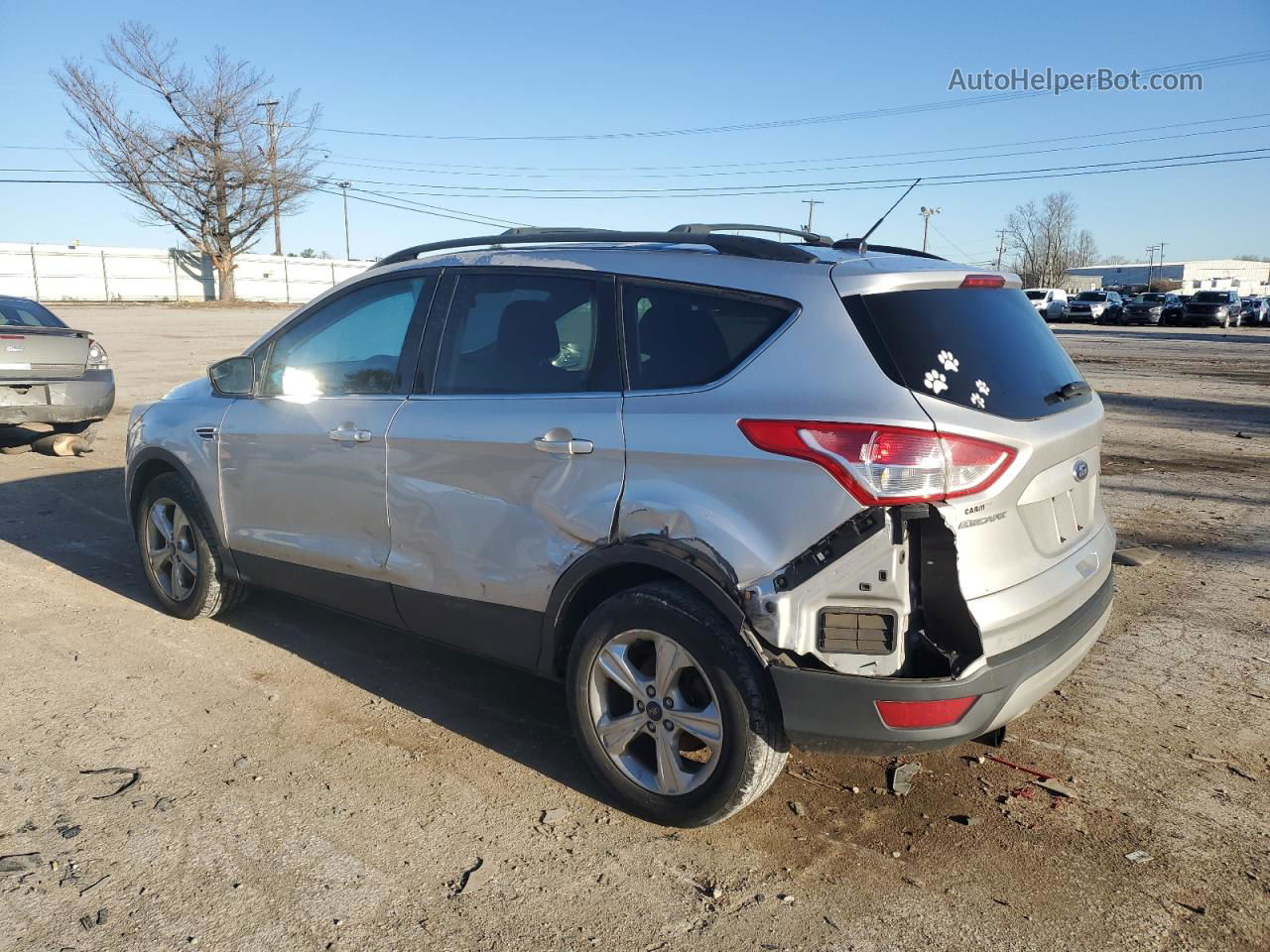 2013 Ford Escape Se Серебряный vin: 1FMCU9GX1DUC40371