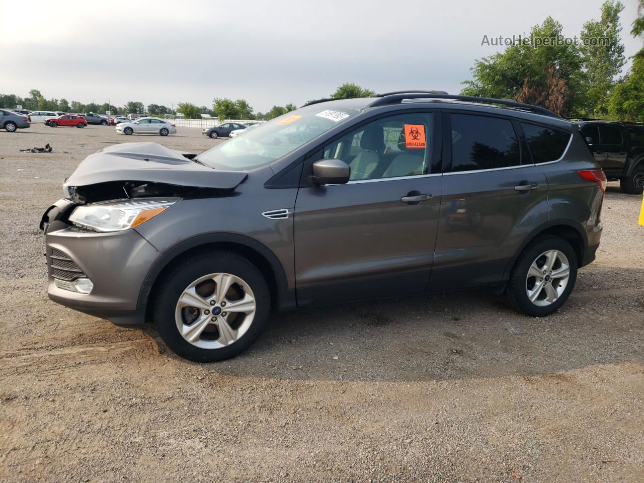 2013 Ford Escape Se Gray vin: 1FMCU9GX1DUD58517