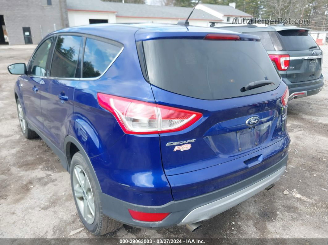 2014 Ford Escape Se Синий vin: 1FMCU9GX1EUB52289