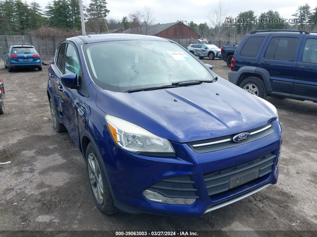 2014 Ford Escape Se Синий vin: 1FMCU9GX1EUB52289