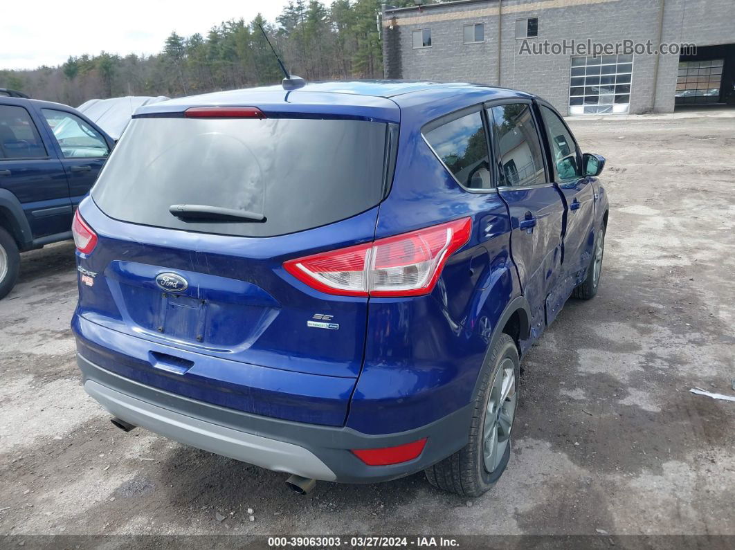 2014 Ford Escape Se Синий vin: 1FMCU9GX1EUB52289