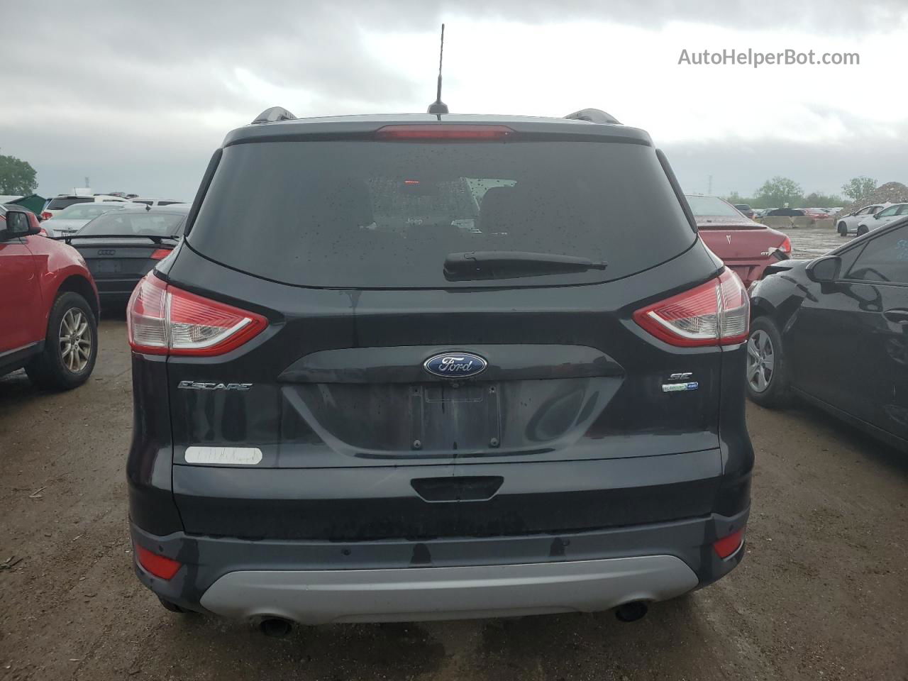 2014 Ford Escape Se Black vin: 1FMCU9GX1EUD08265