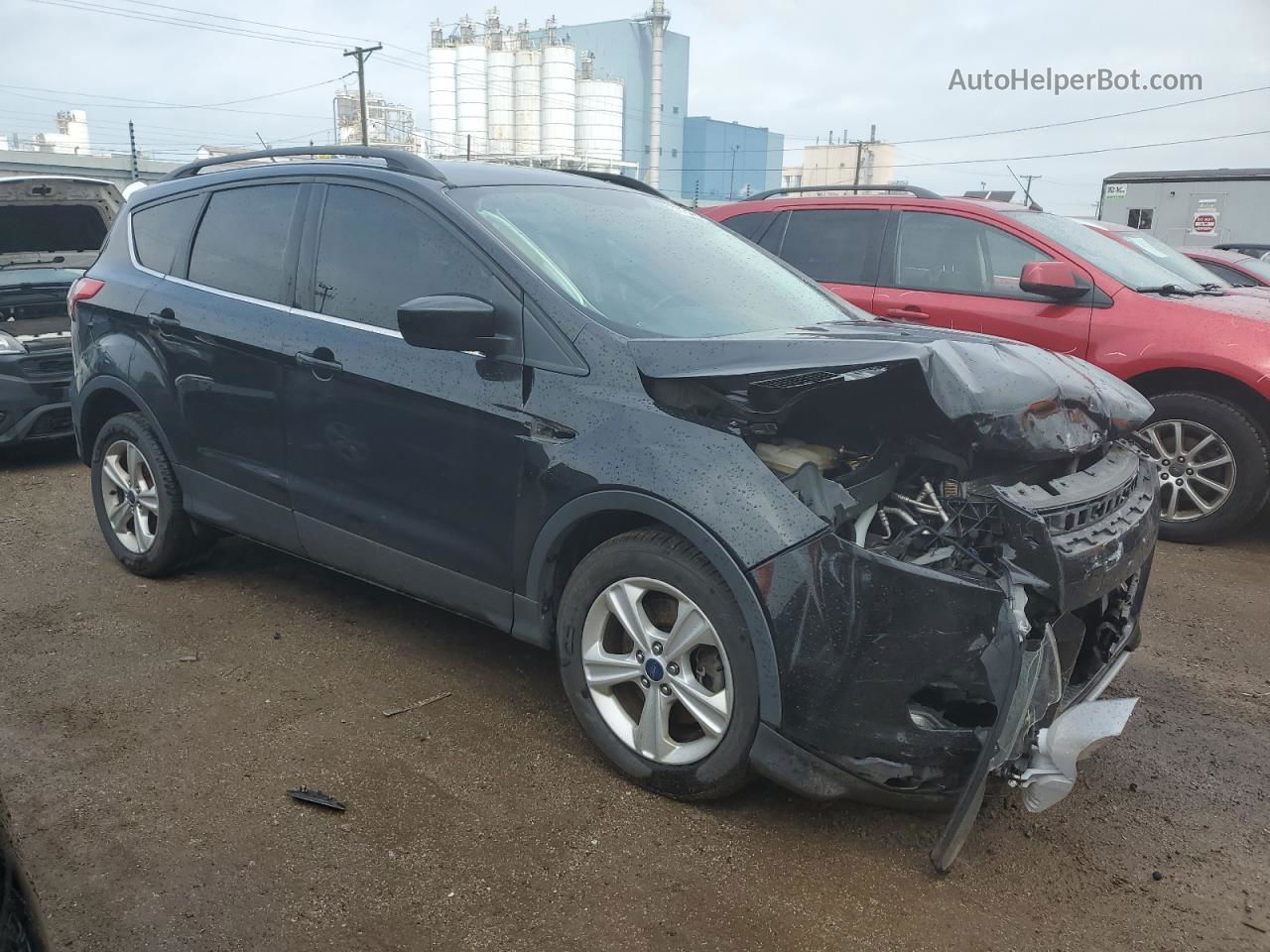 2014 Ford Escape Se Black vin: 1FMCU9GX1EUD08265