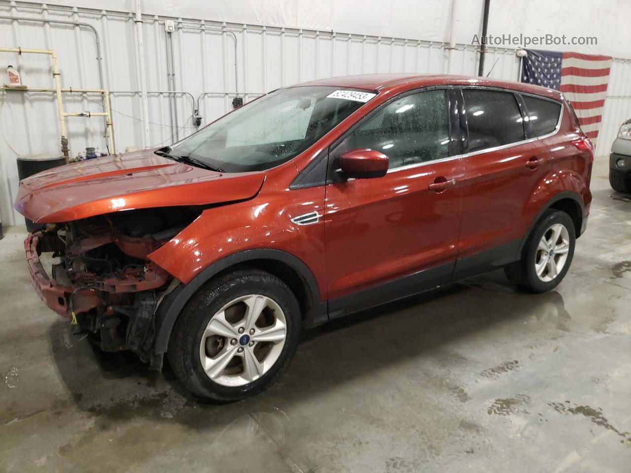 2015 Ford Escape Se Burgundy vin: 1FMCU9GX1FUA17699