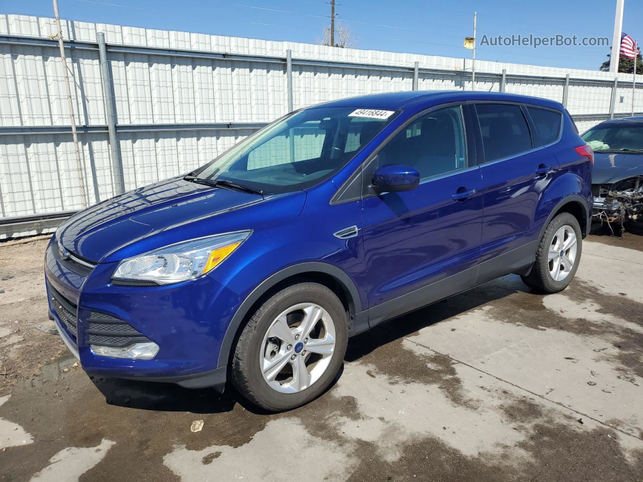 2015 Ford Escape Se Blue vin: 1FMCU9GX1FUC62678