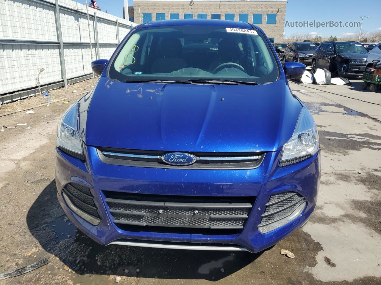 2015 Ford Escape Se Blue vin: 1FMCU9GX1FUC62678