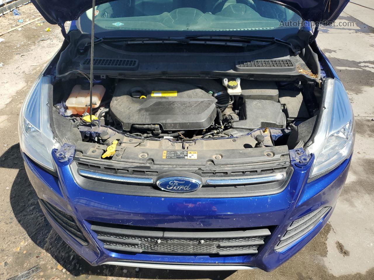 2015 Ford Escape Se Blue vin: 1FMCU9GX1FUC62678