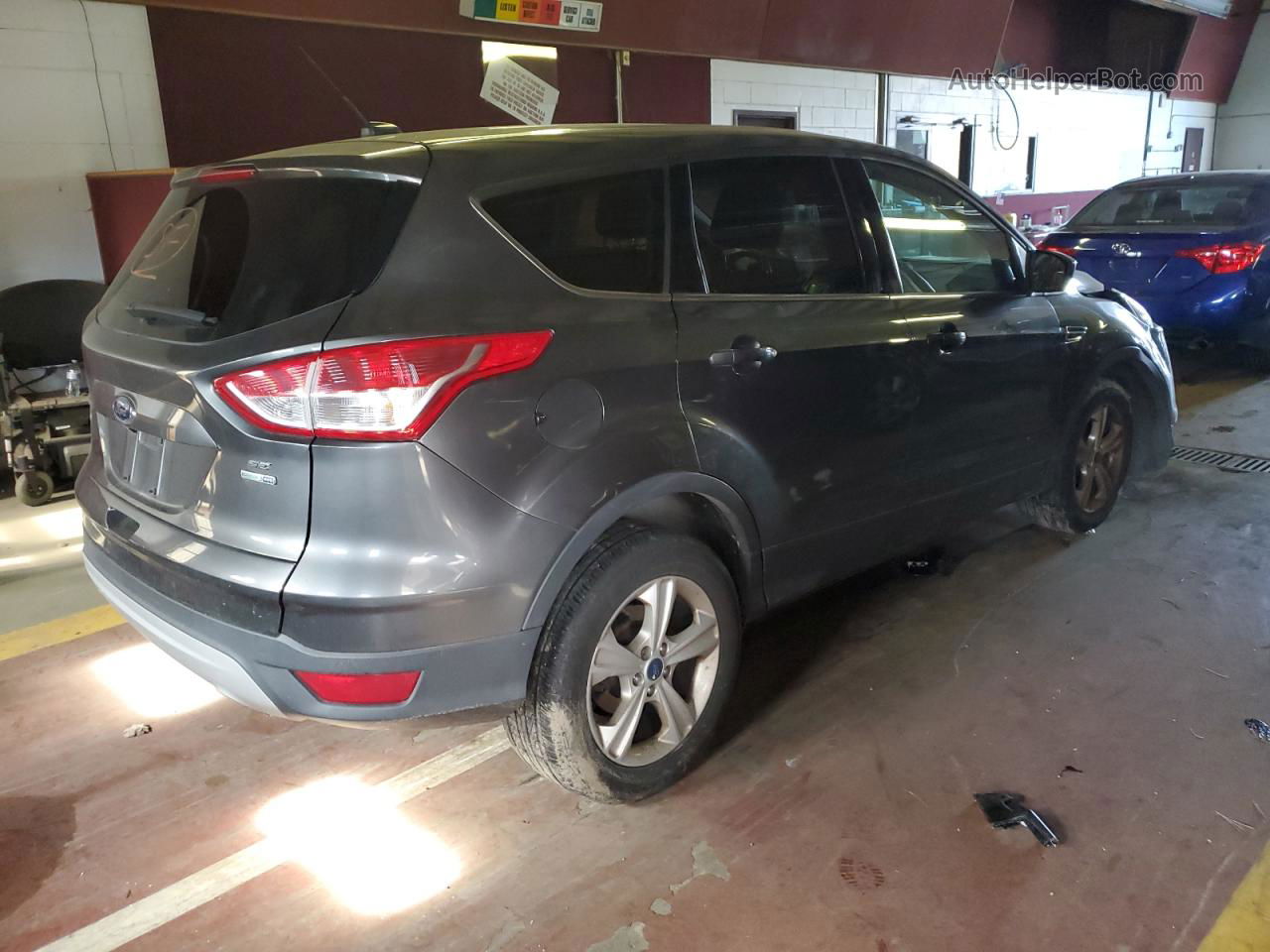 2015 Ford Escape Se Серый vin: 1FMCU9GX1FUC72644