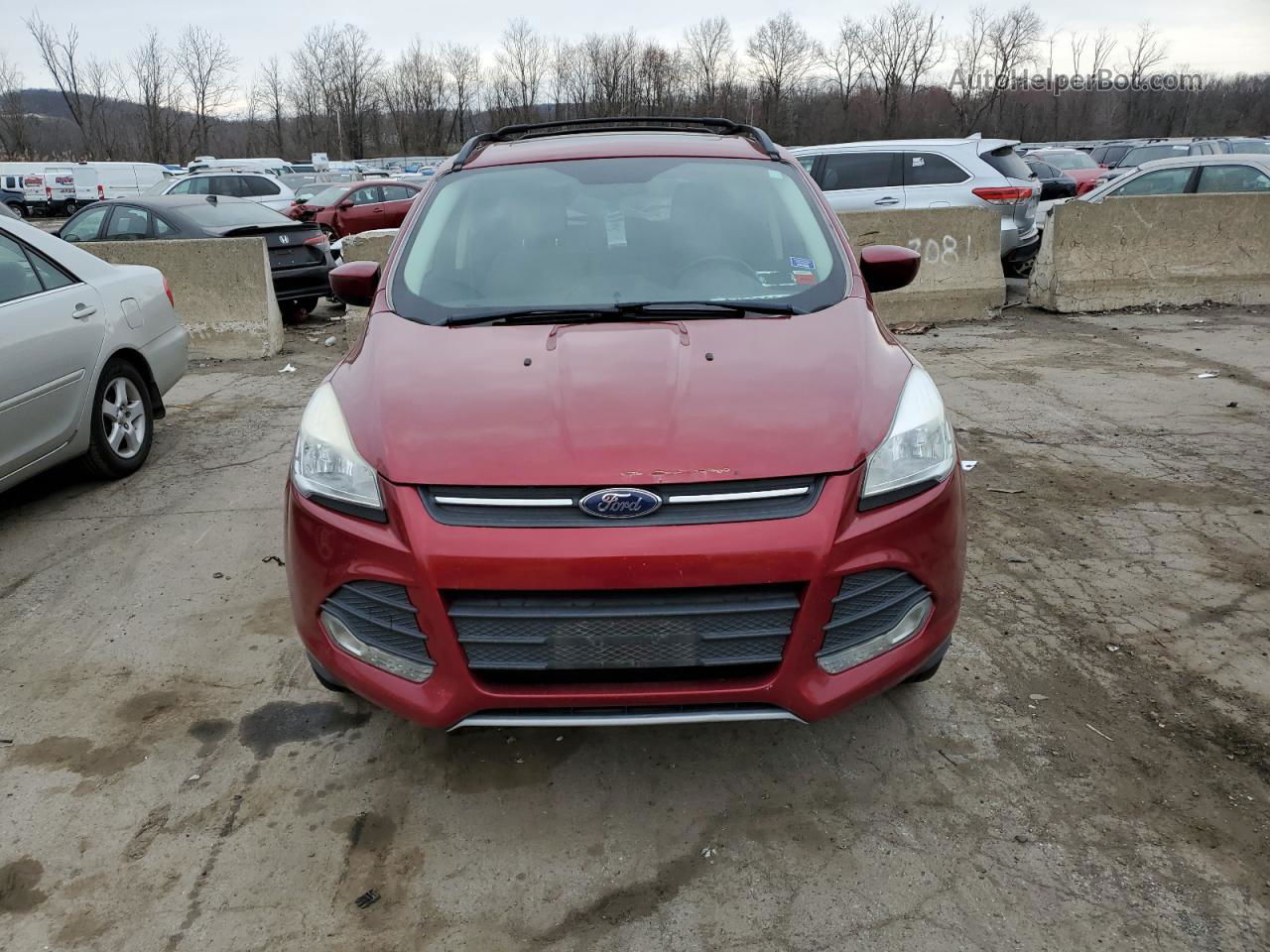 2016 Ford Escape Se Burgundy vin: 1FMCU9GX1GUA25206