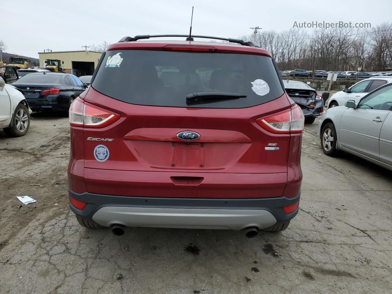 2016 Ford Escape Se Burgundy vin: 1FMCU9GX1GUA25206