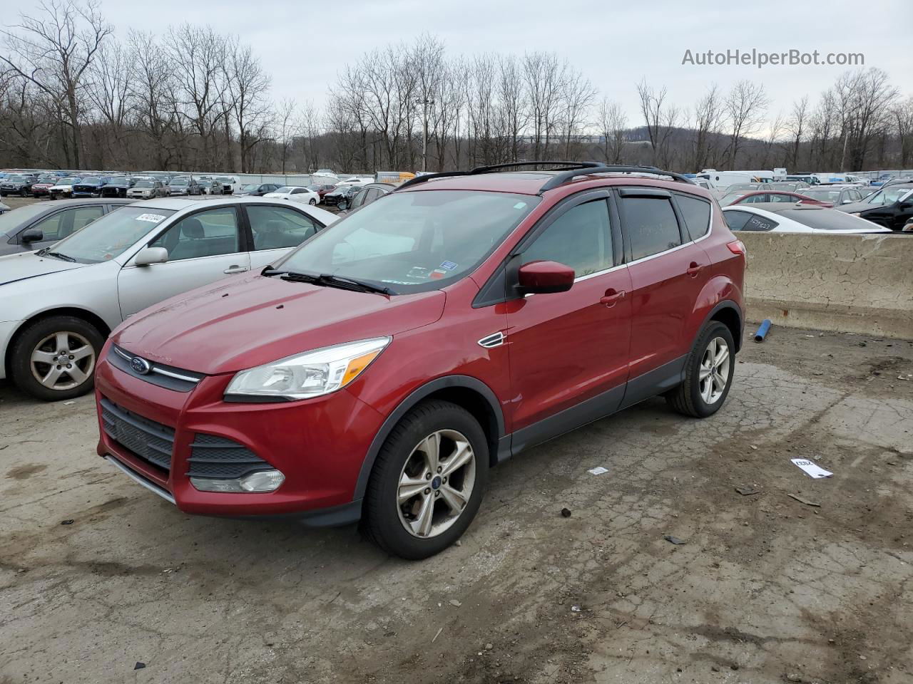 2016 Ford Escape Se Burgundy vin: 1FMCU9GX1GUA25206