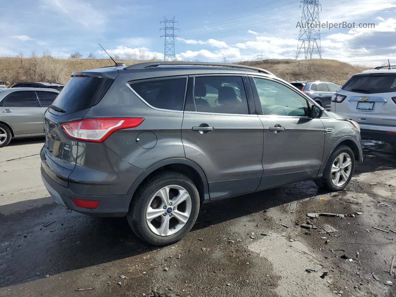 2016 Ford Escape Se Gray vin: 1FMCU9GX1GUC55893