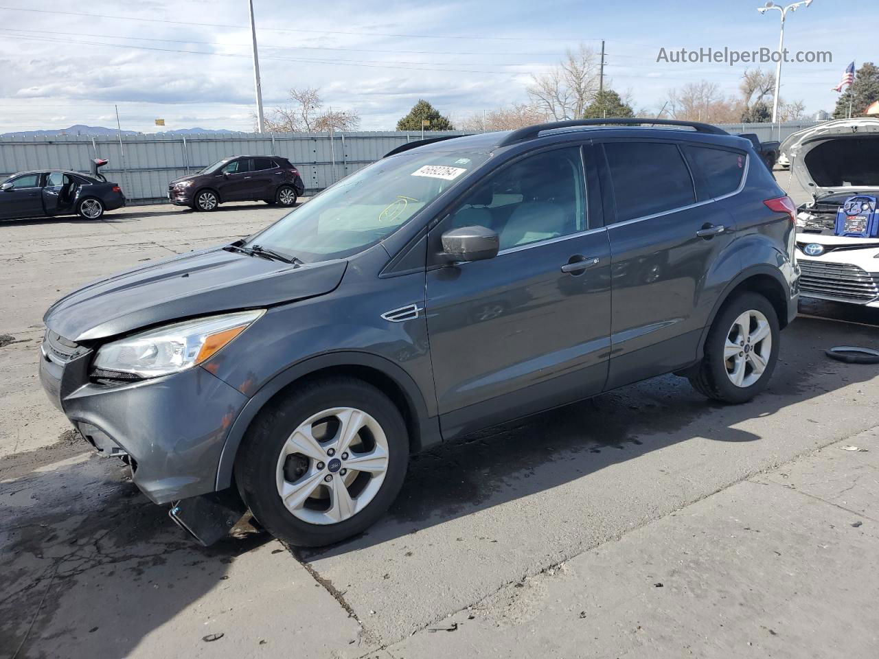 2016 Ford Escape Se Gray vin: 1FMCU9GX1GUC55893