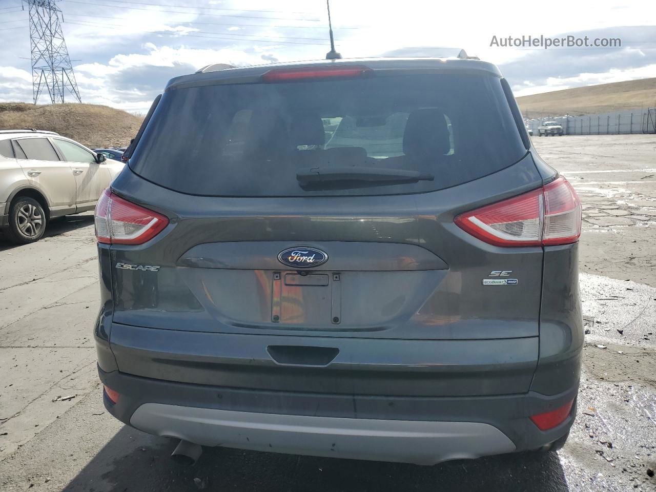 2016 Ford Escape Se Gray vin: 1FMCU9GX1GUC55893