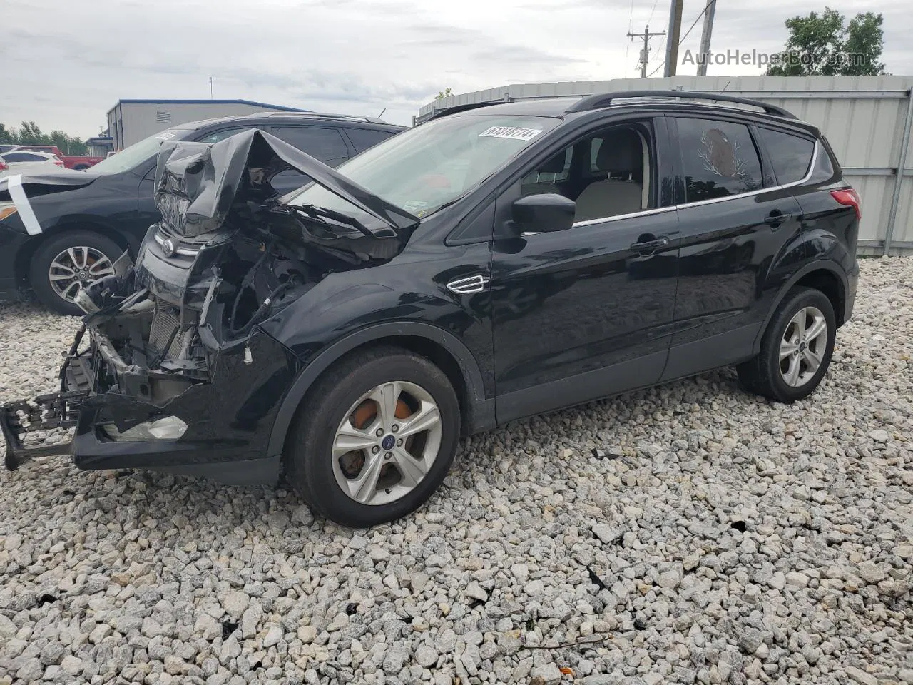 2016 Ford Escape Se Black vin: 1FMCU9GX1GUC68627