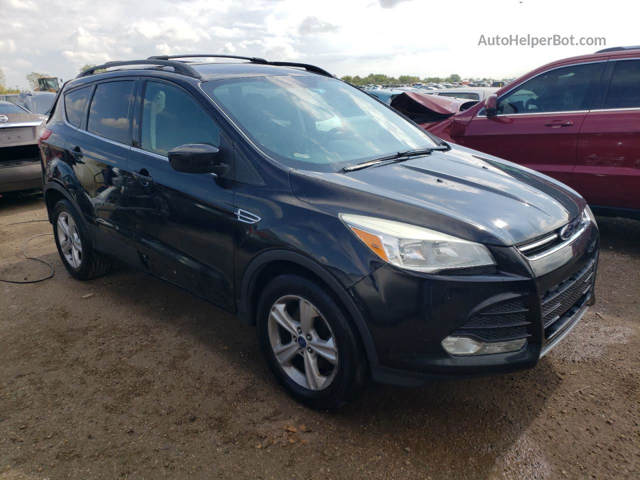 2013 Ford Escape Se Black vin: 1FMCU9GX2DUB14178